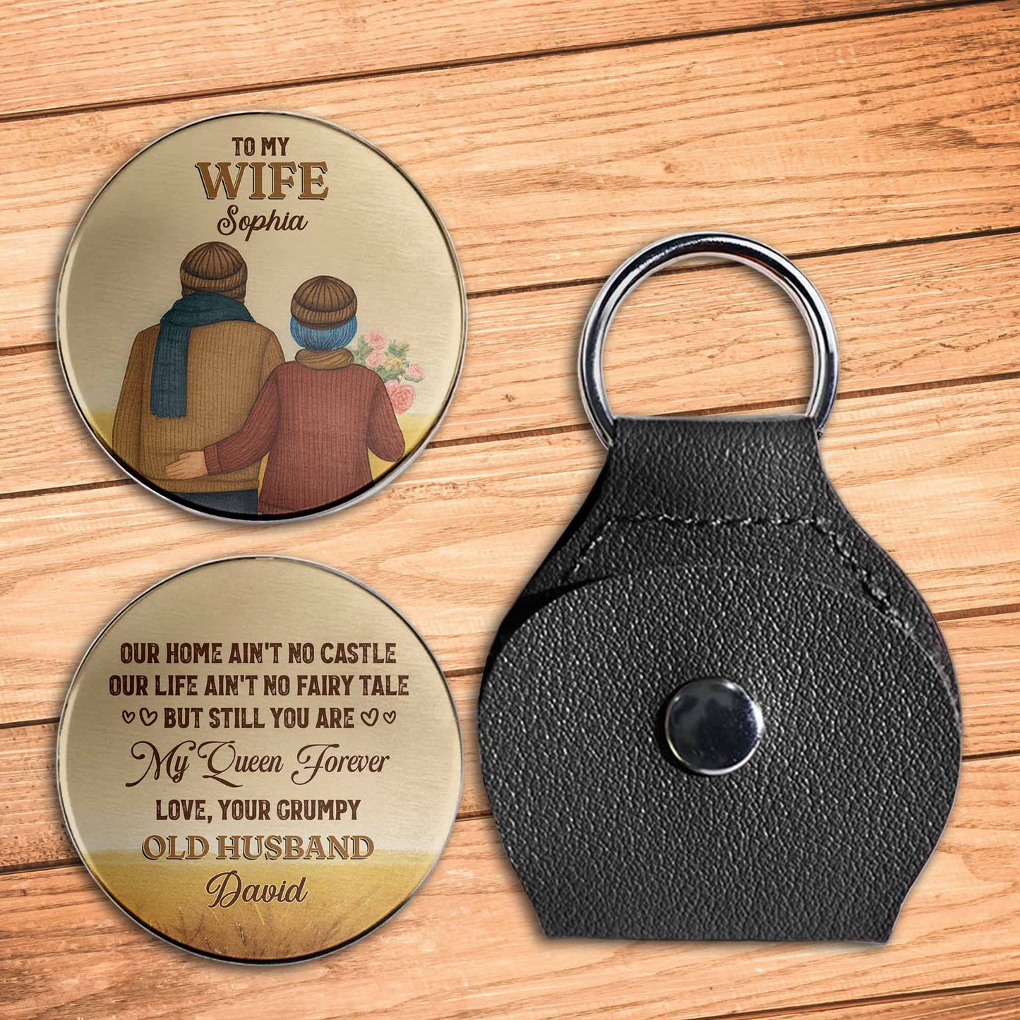 To My Wife, You Are My Queen Forever, Couple Design