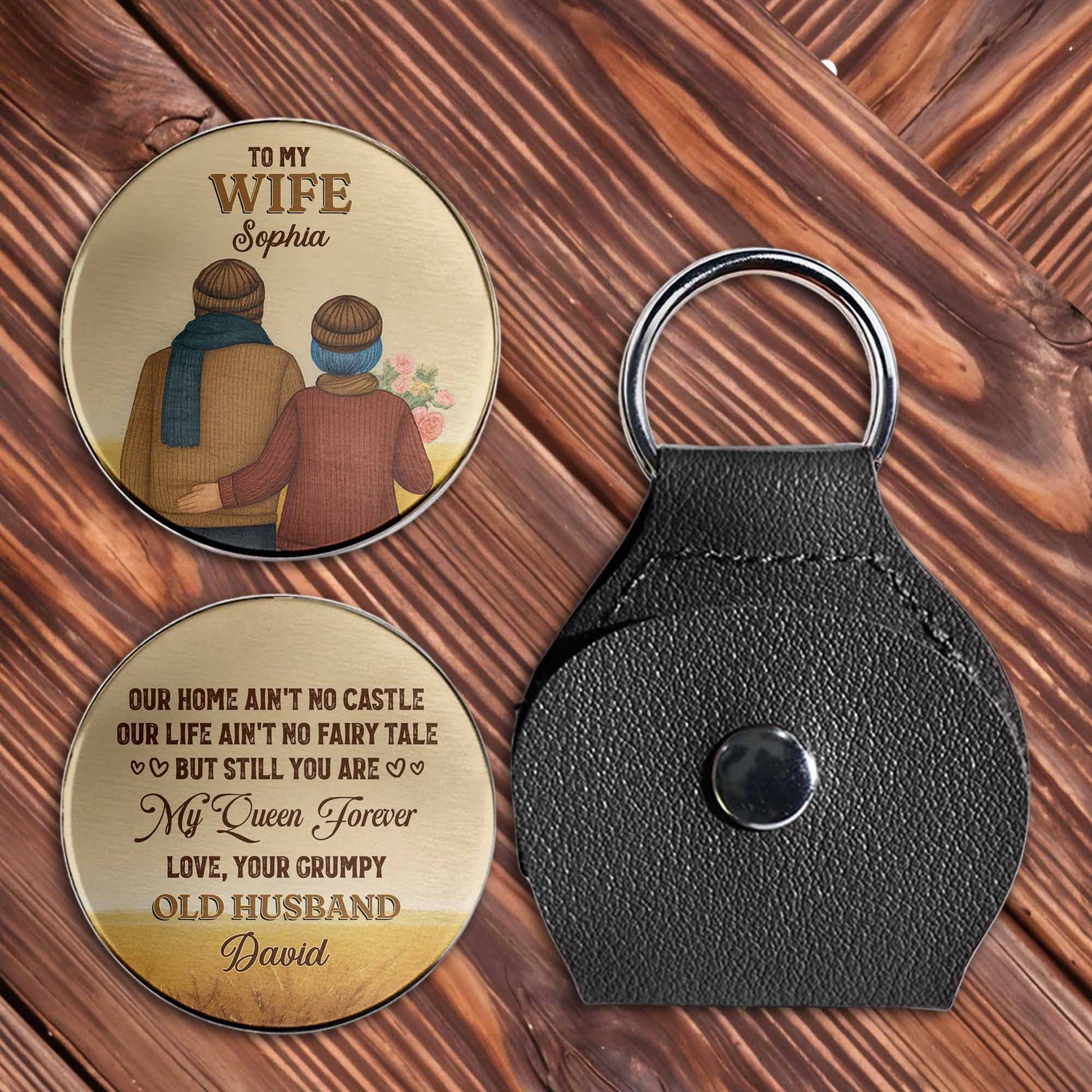 To My Wife, You Are My Queen Forever, Couple Design