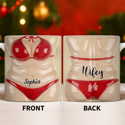 Celebrate Holiday Cheer With A Festive Santa Mug