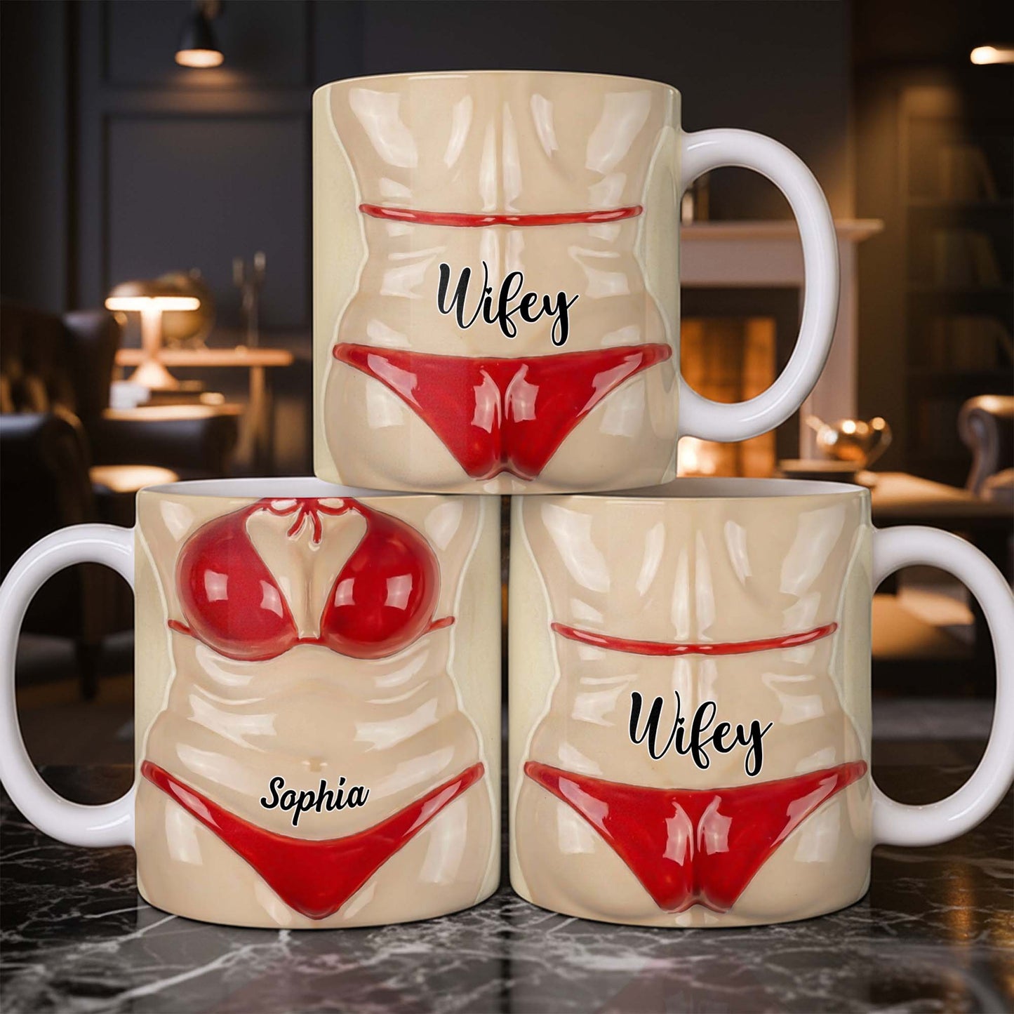Celebrate Holiday Cheer With A Festive Santa Mug