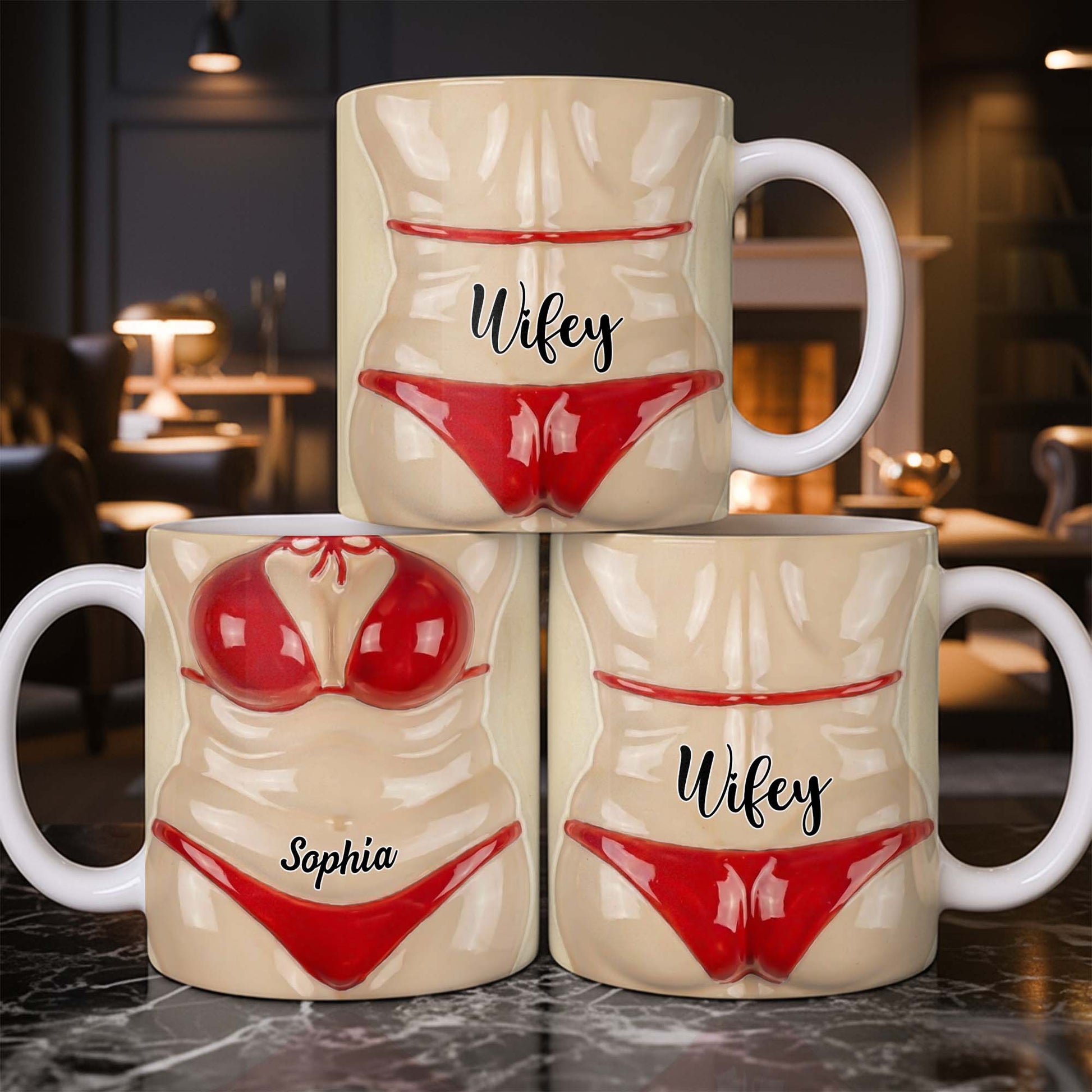 Celebrate Holiday Cheer With A Festive Santa Mug