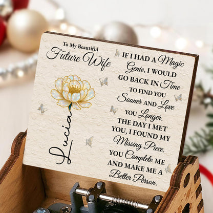 To My Beautiful Future Wife, Love And Time Message