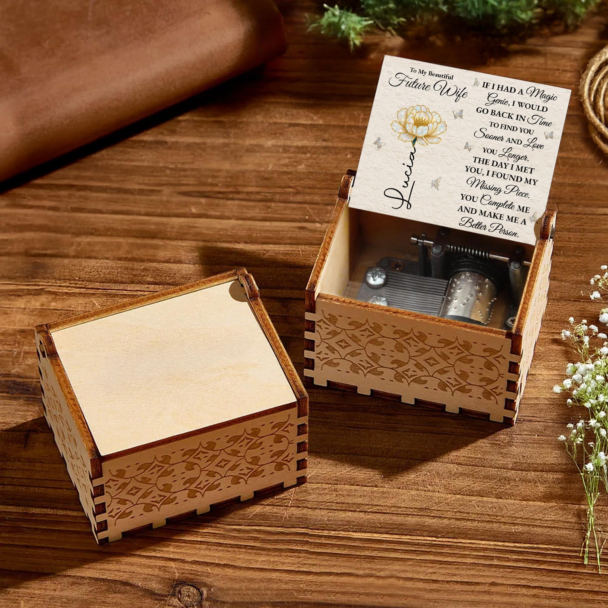 To My Beautiful Future Wife, Love And Time Message