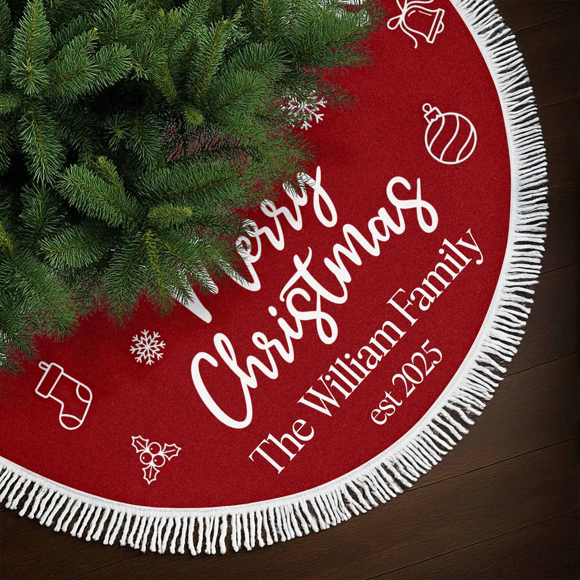 Merry Christmas, Christmas Ornaments And Snowflake Design