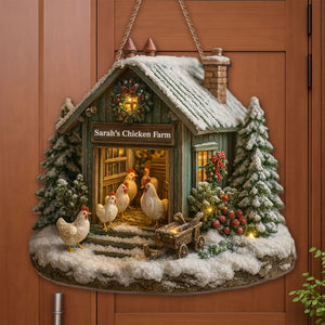 Sarah’s Chicken Farm, Chicken And Farmhouse