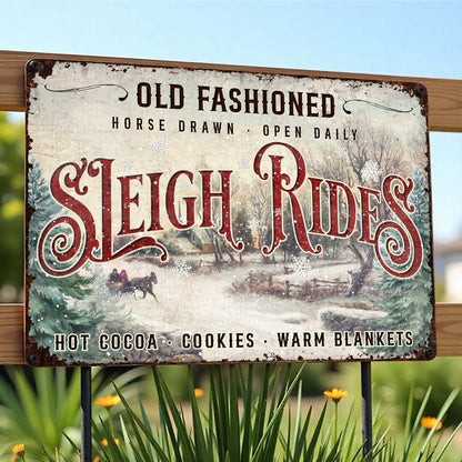 Old Fashioned Sleigh Rides Horse Drawn Hot Cocoa