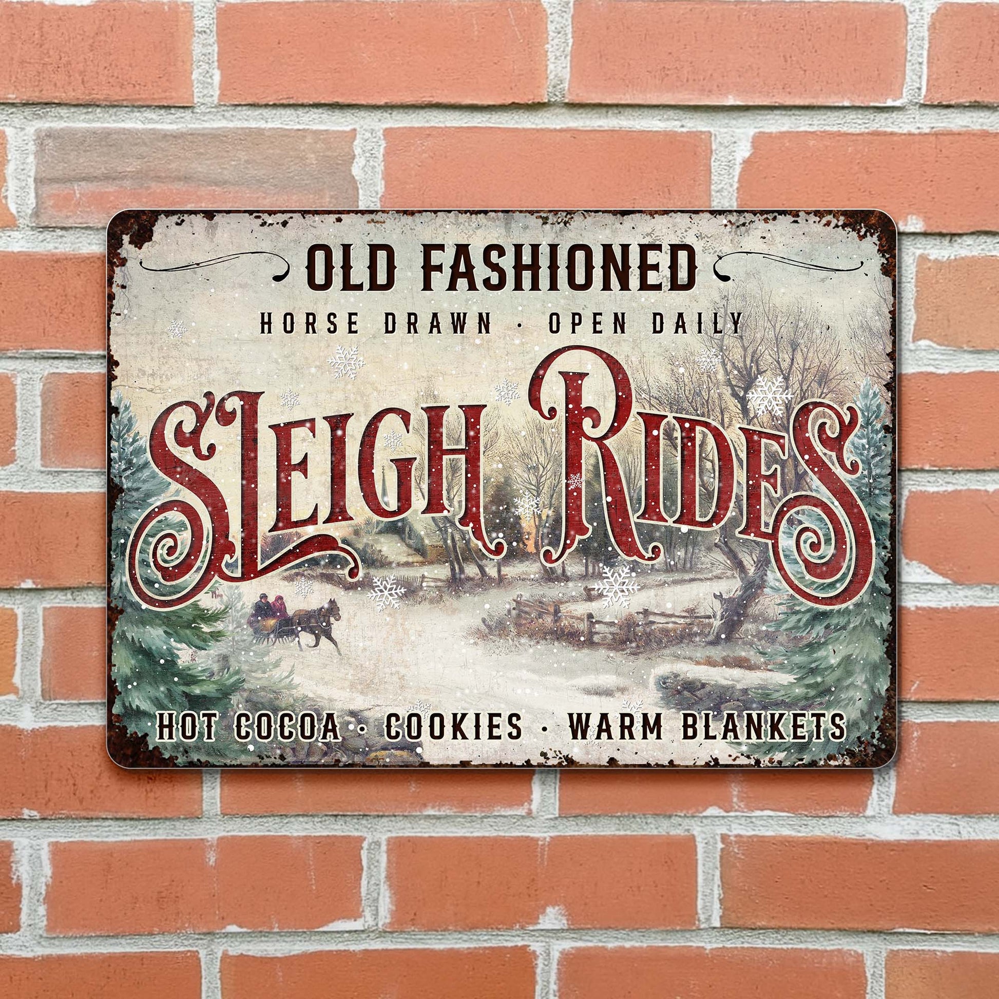 Old Fashioned Sleigh Rides Horse Drawn Hot Cocoa
