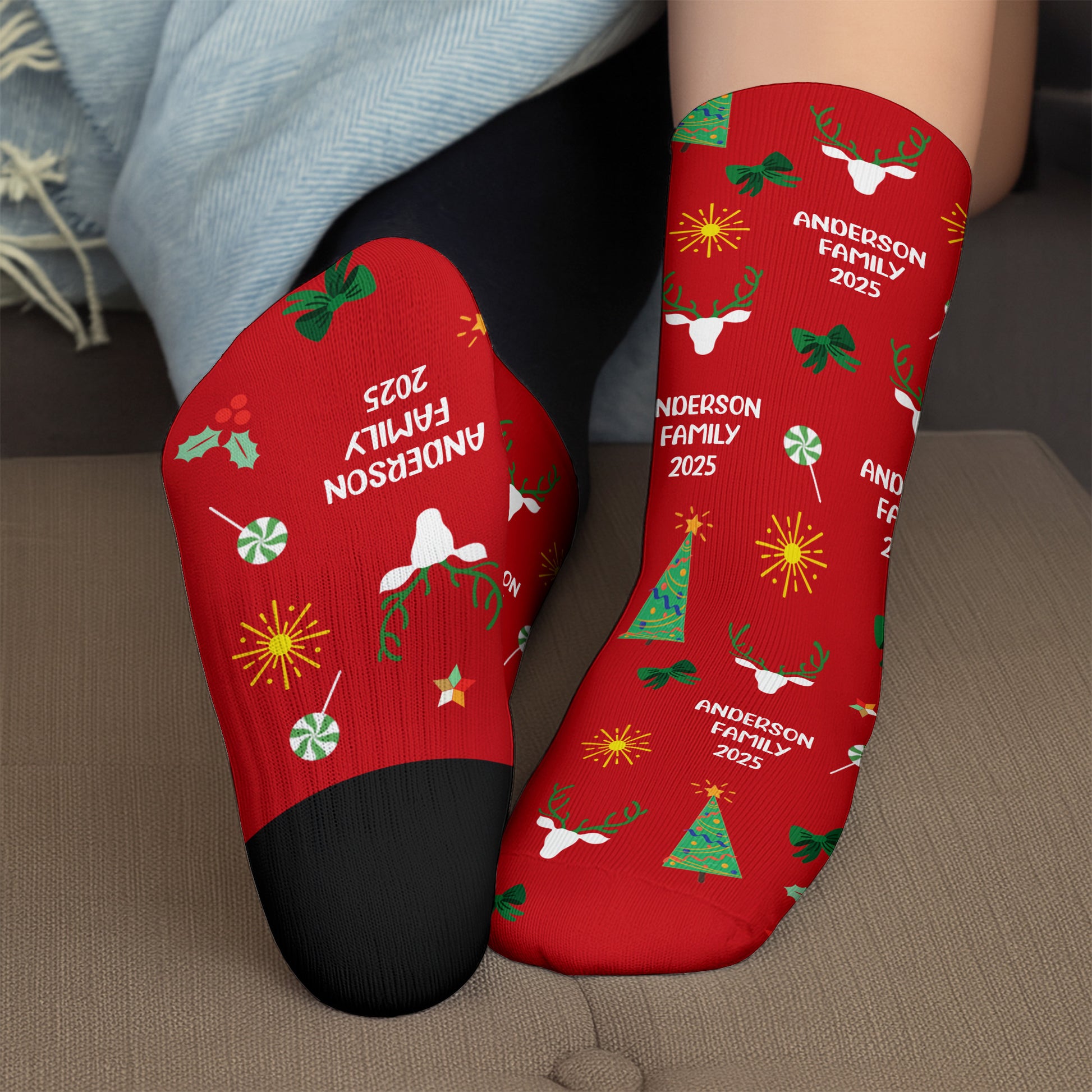 Celebrate Festive Spirit With Christmas Trees And Reindeer