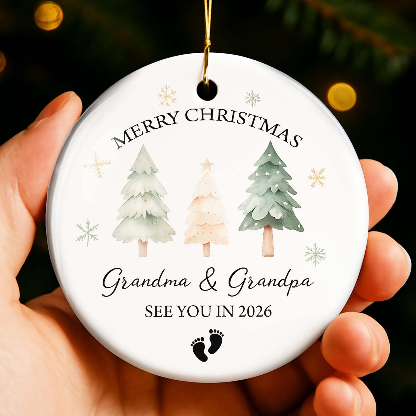 Merry Christmas See You In [Year] With Christmas Trees