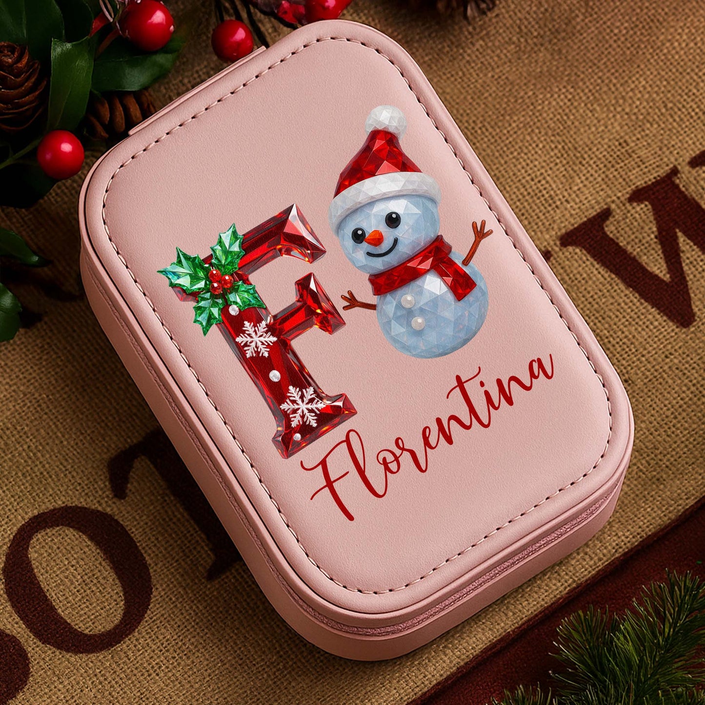 Frohliche Weihnachten With Snowman And Holiday Decorations