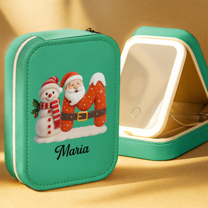 Create A Magical Holiday Moment With Santa Claus And Snowman