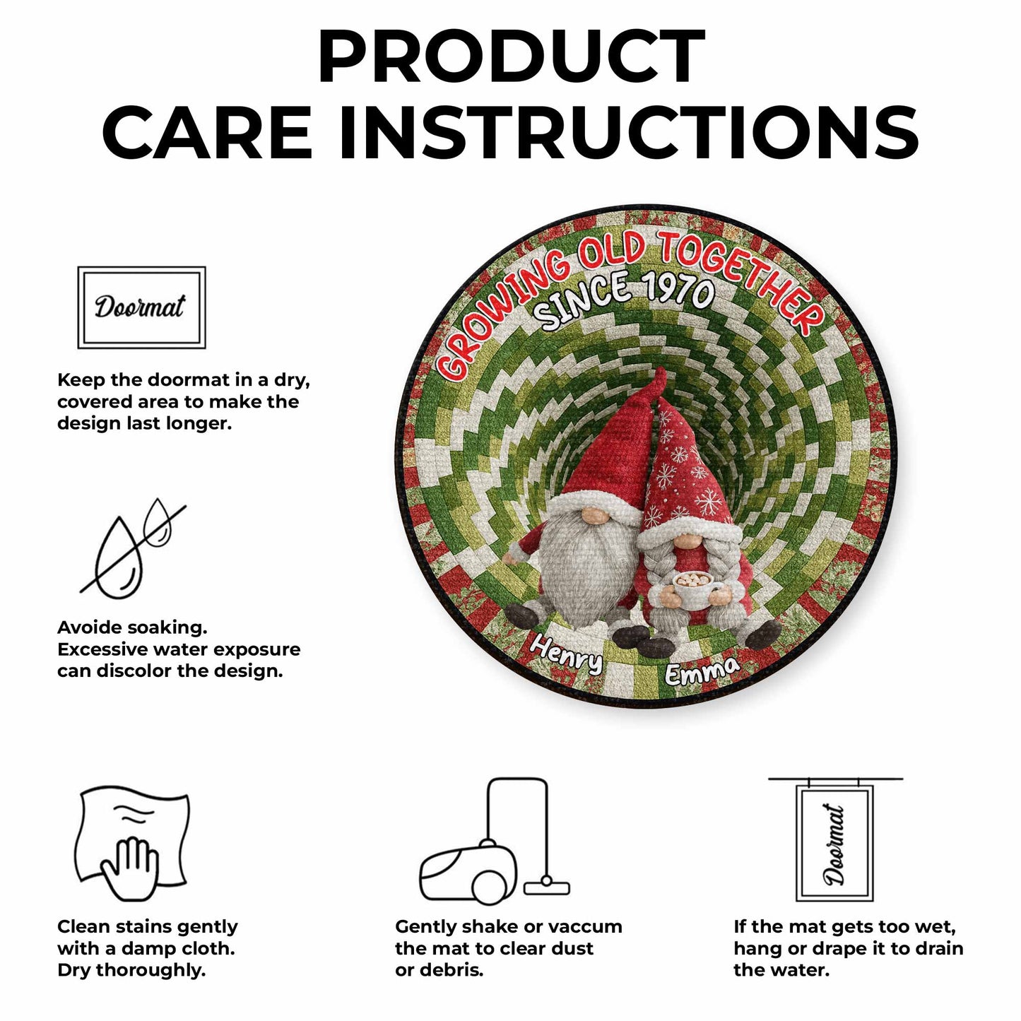 Growing Old Together, Gnomes And Christmas Patterns