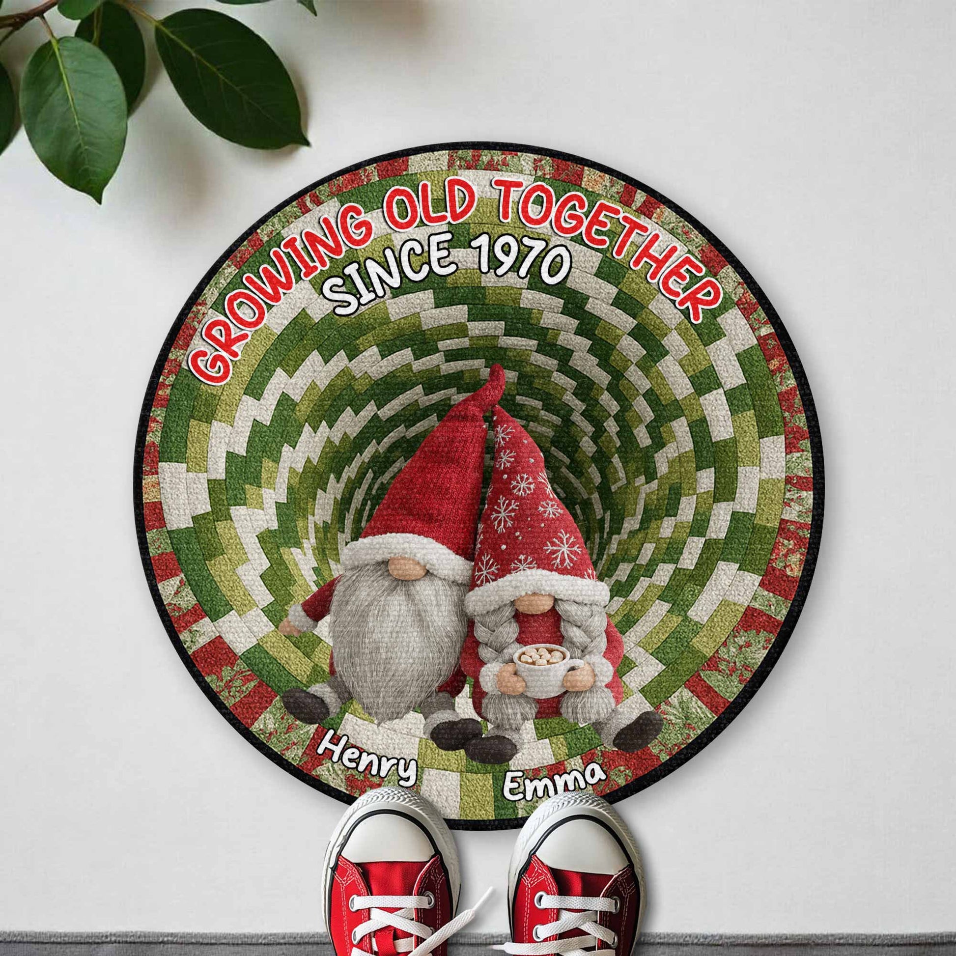 Growing Old Together, Gnomes And Christmas Patterns