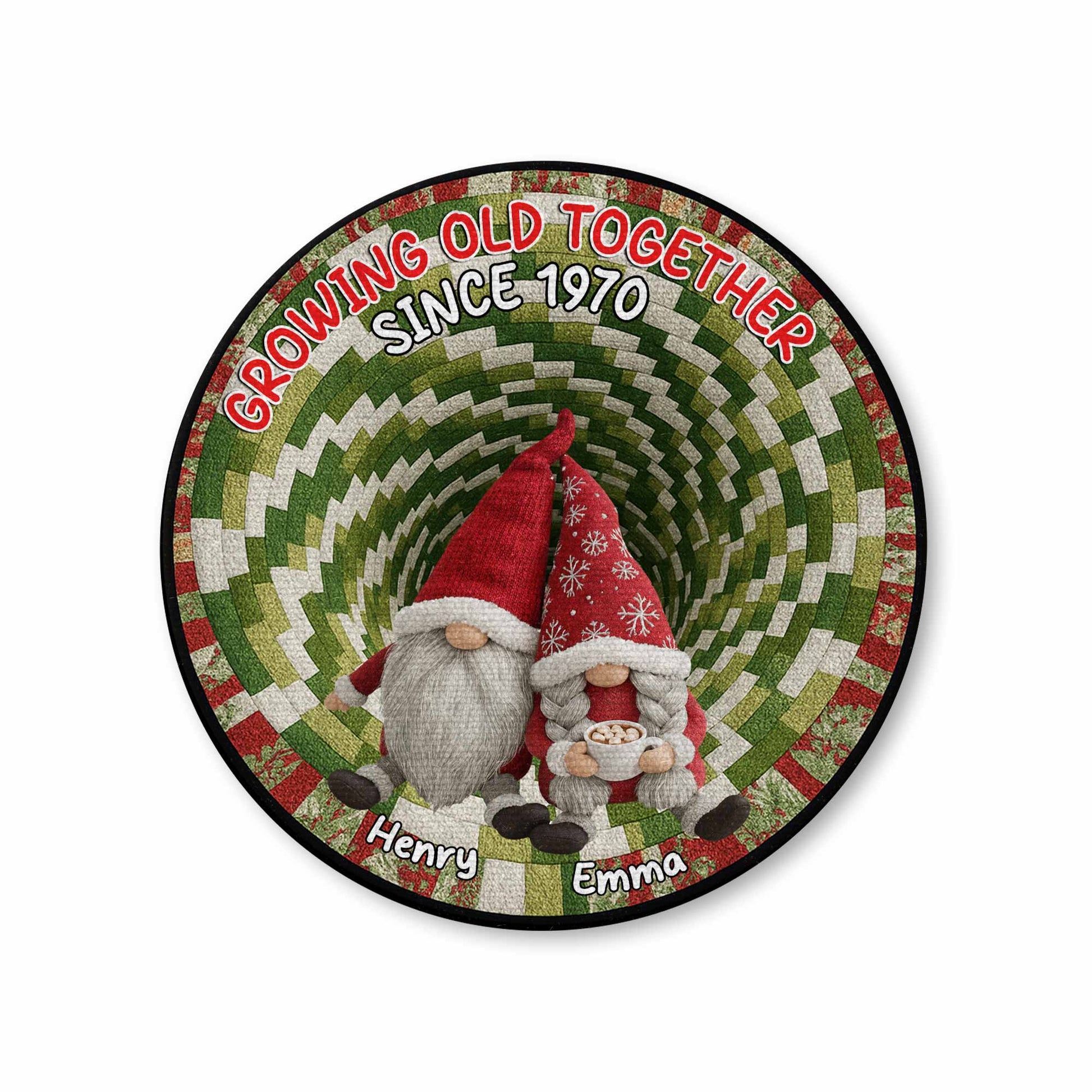 Growing Old Together, Gnomes And Christmas Patterns