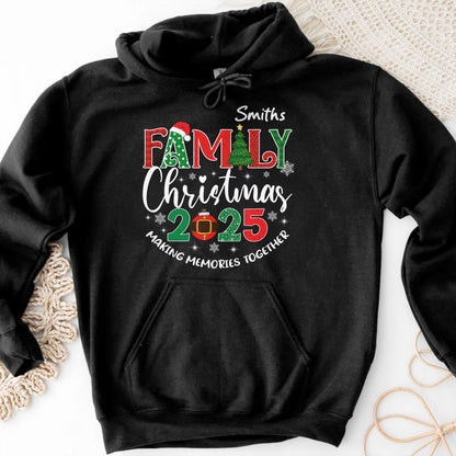 Family Christmas Making Memories Together