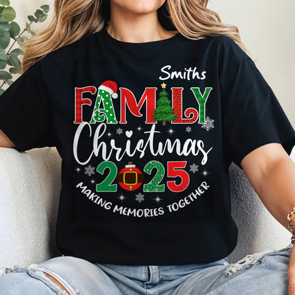 Family Christmas Making Memories Together