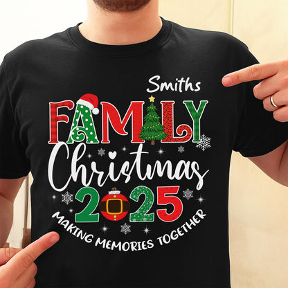 Family Christmas Making Memories Together