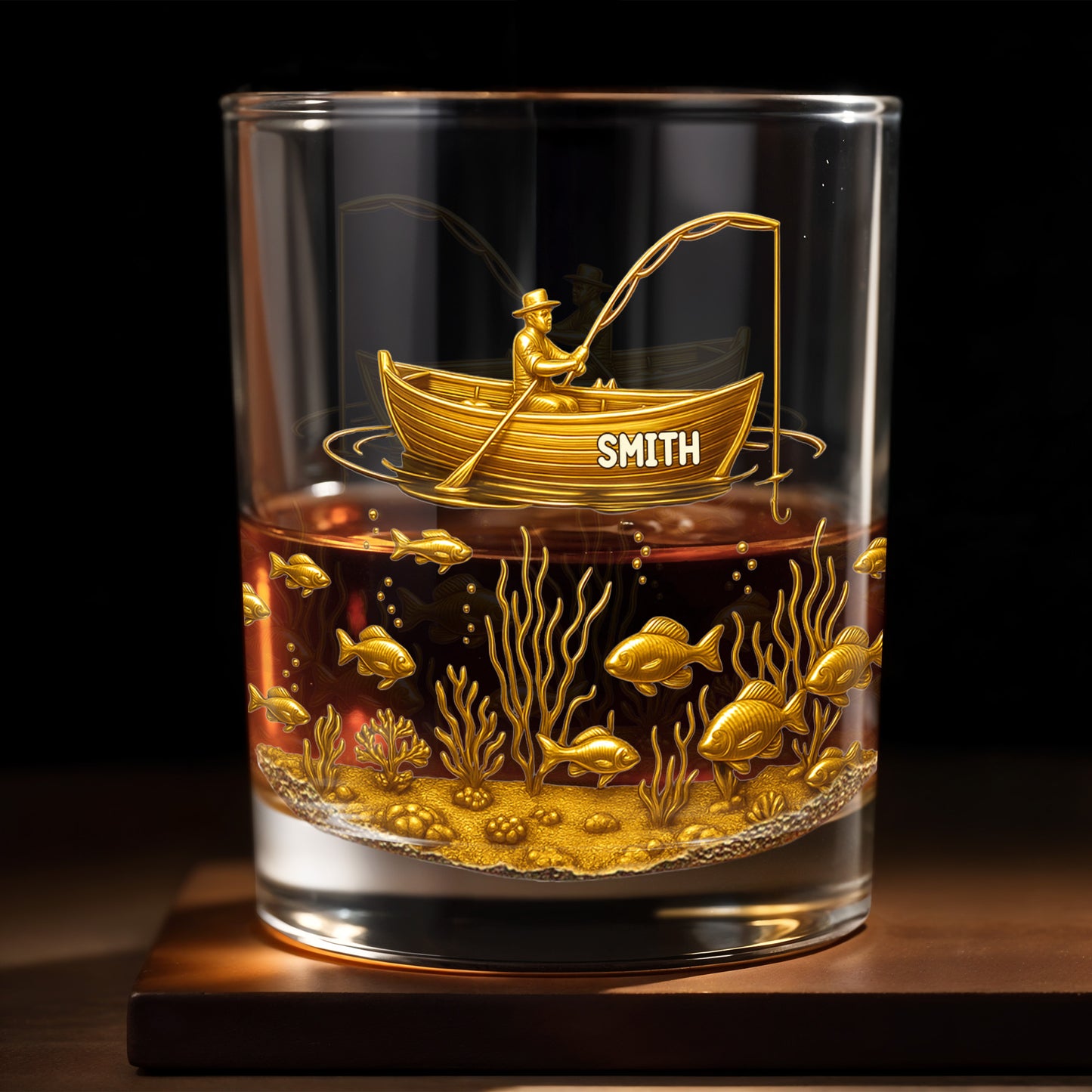 Experience the Spirit of Adventure, Fisherman and Underwater Scene