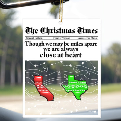 Though We May Be Miles Apart, Close At Heart