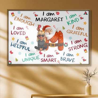 I Am Enough, Loved, Helpful, Unique, Smart, Kind, Grateful, Strong, Brave