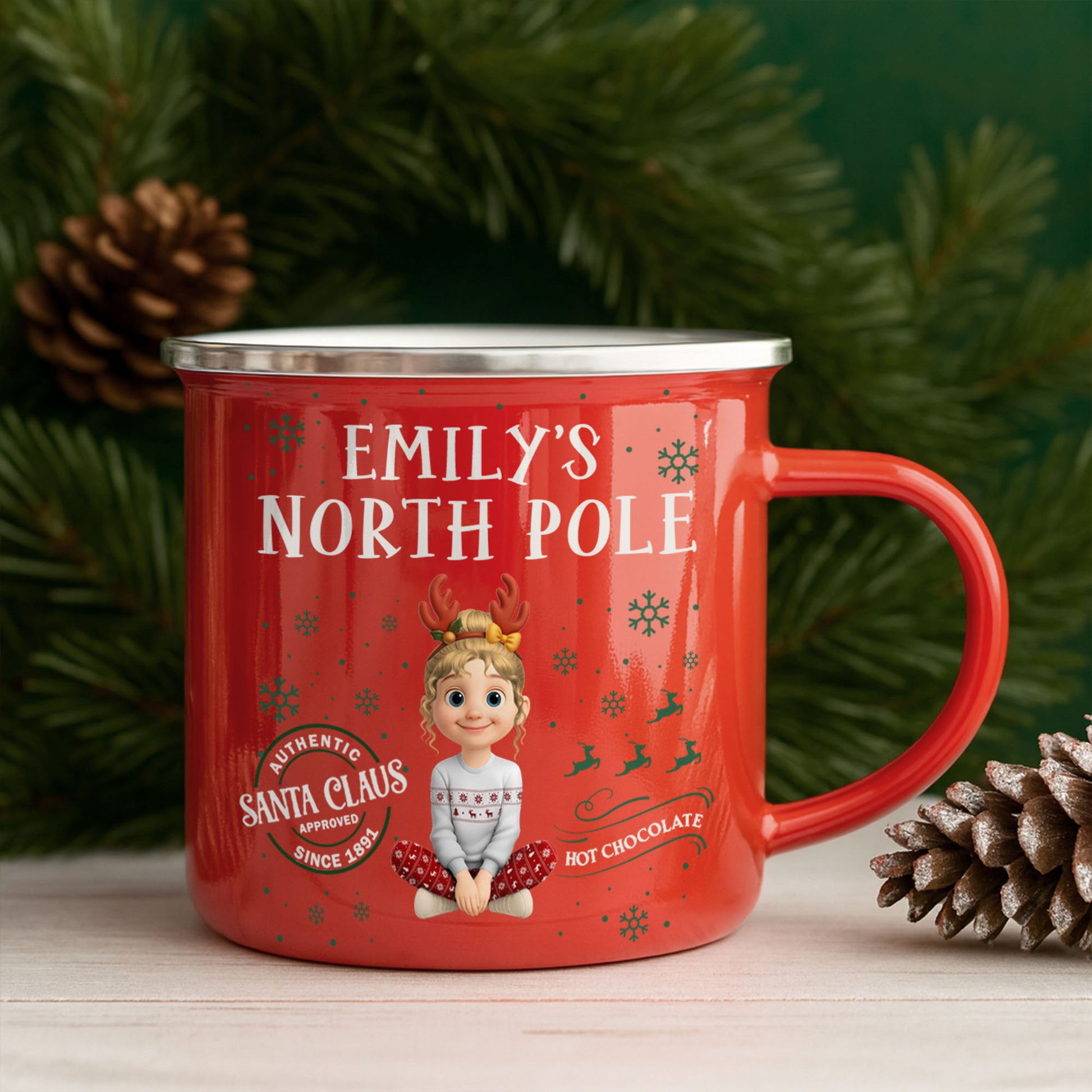 Emily's North Pole Authentic Santa Claus Since [Year]