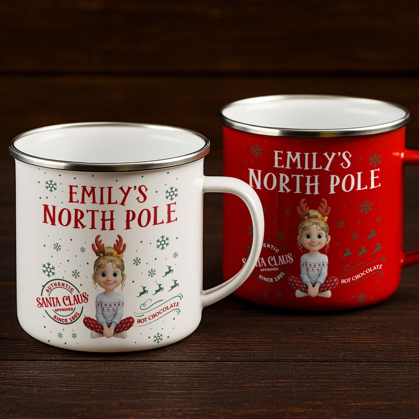 Emily's North Pole Authentic Santa Claus Since [Year]