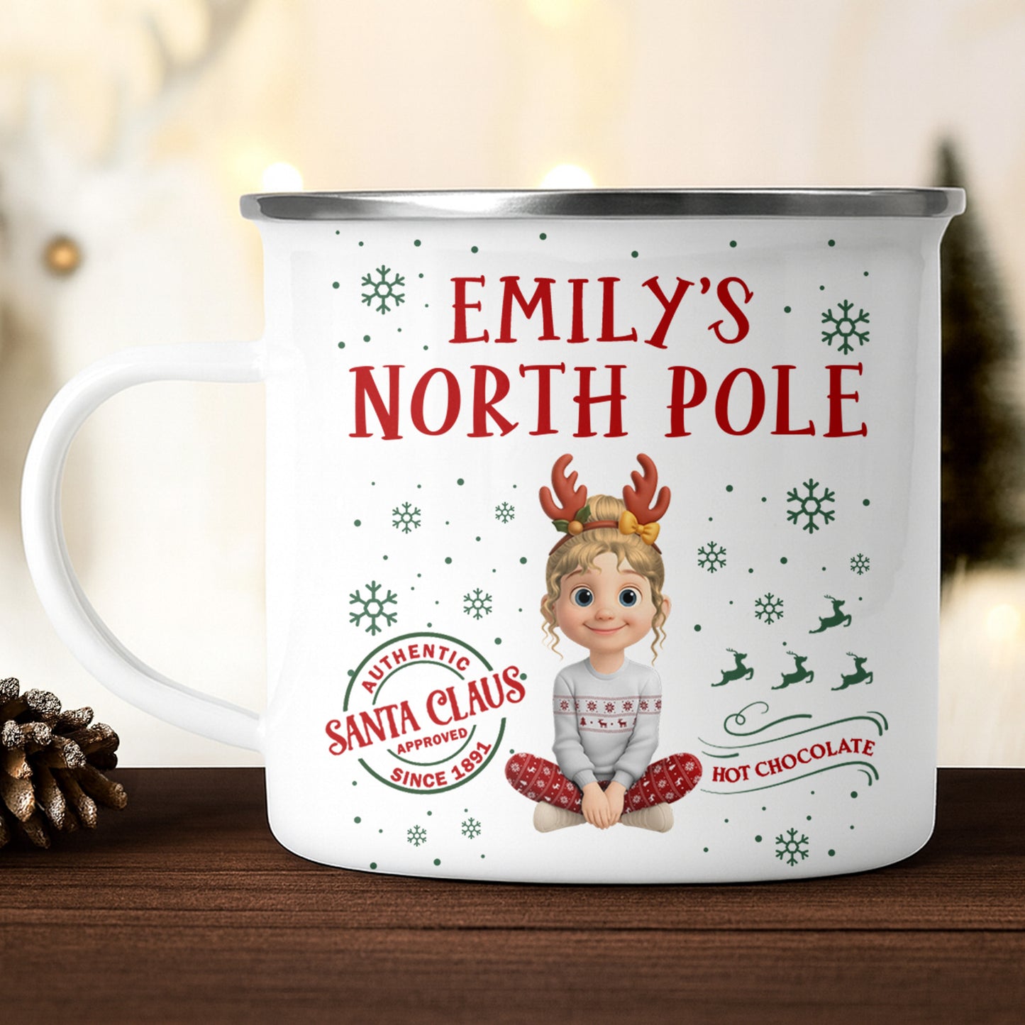 Emily's North Pole Authentic Santa Claus Since [Year]