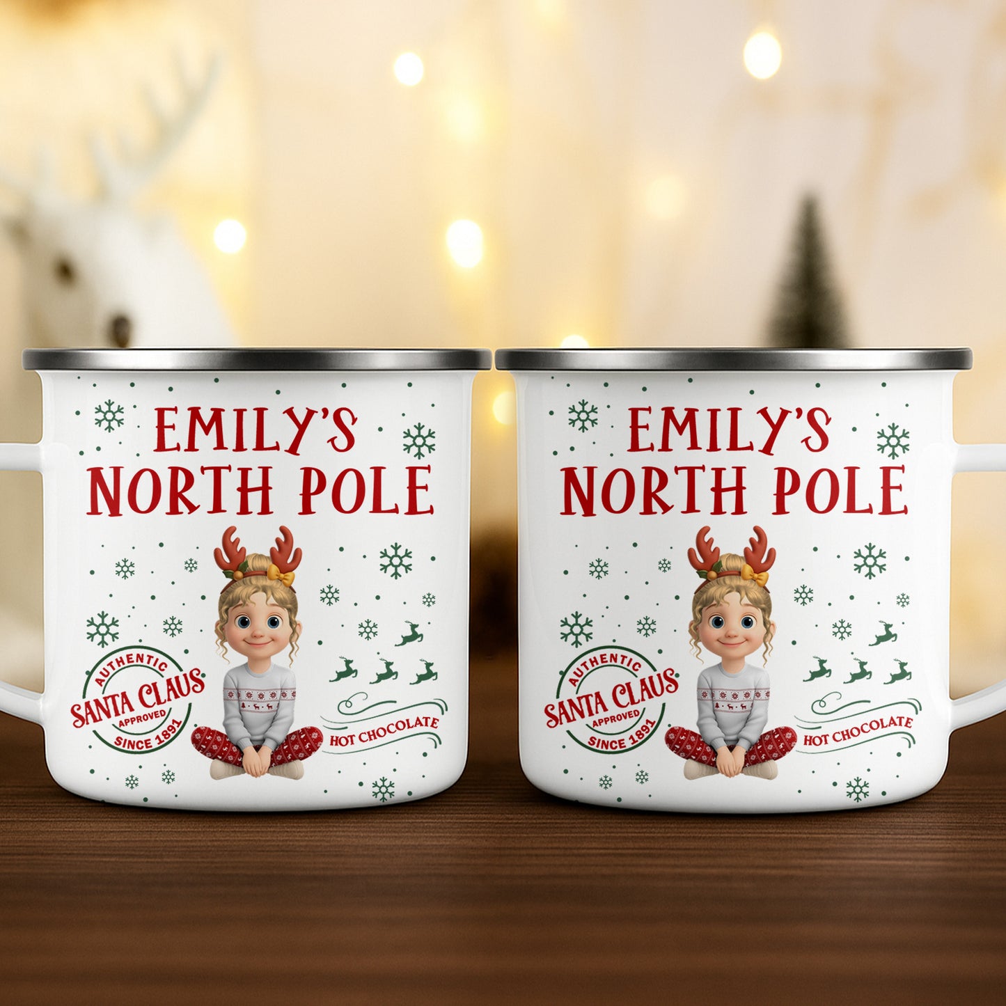 Emily's North Pole Authentic Santa Claus Since [Year]