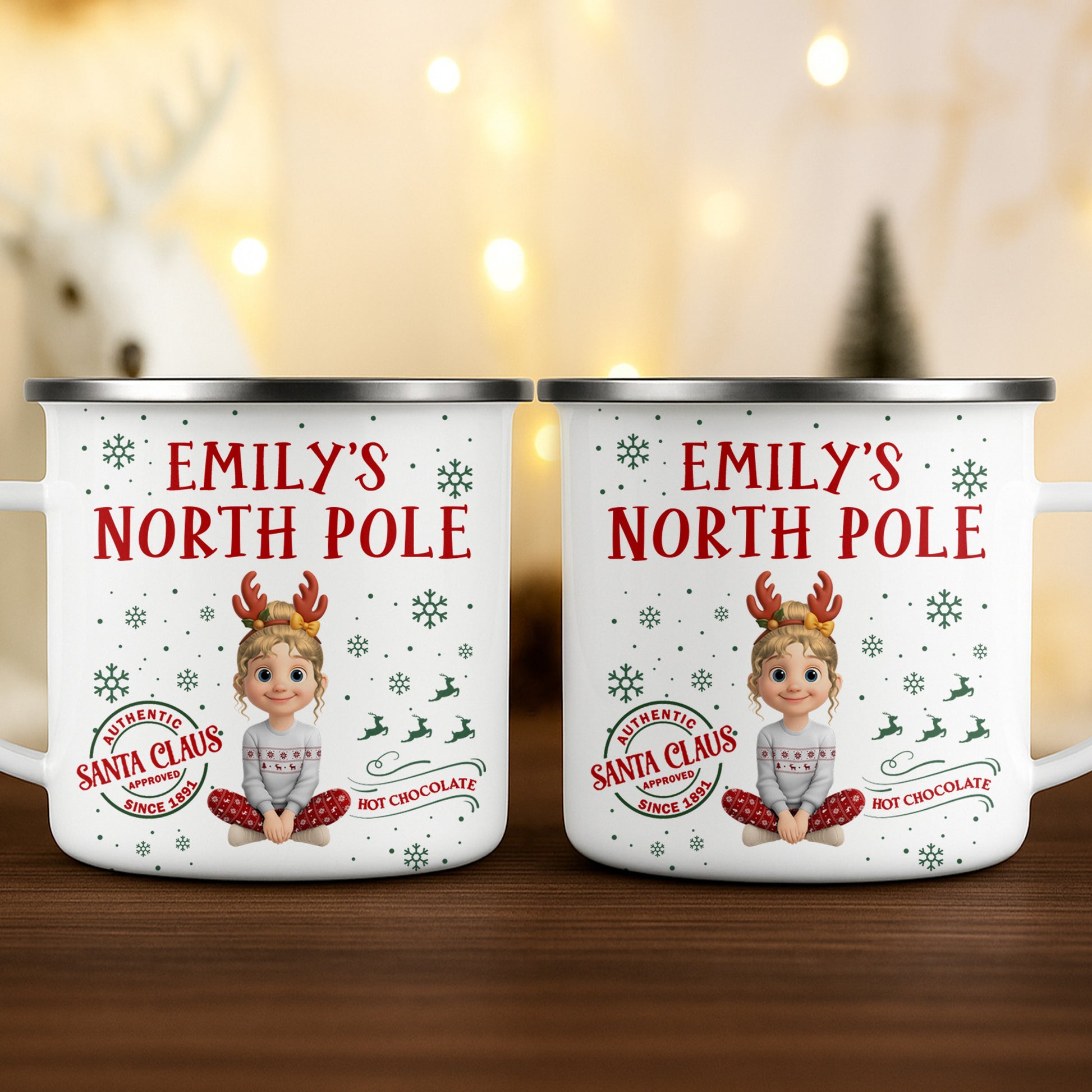 Emily's North Pole Authentic Santa Claus Since [Year]