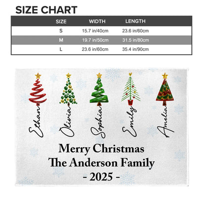 Merry Christmas The Anderson Family Christmas Trees