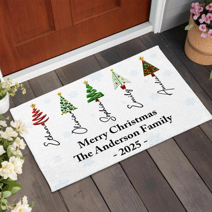 Merry Christmas The Anderson Family Christmas Trees