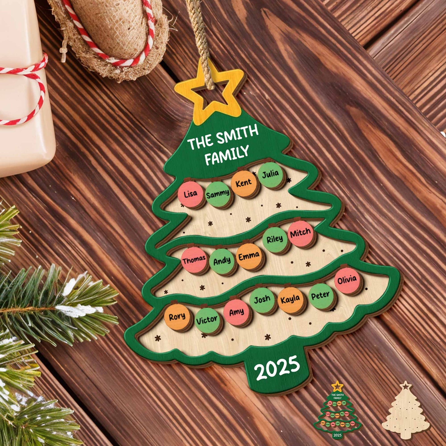 Celebrate Your Family With A Christmas Tree Ornament