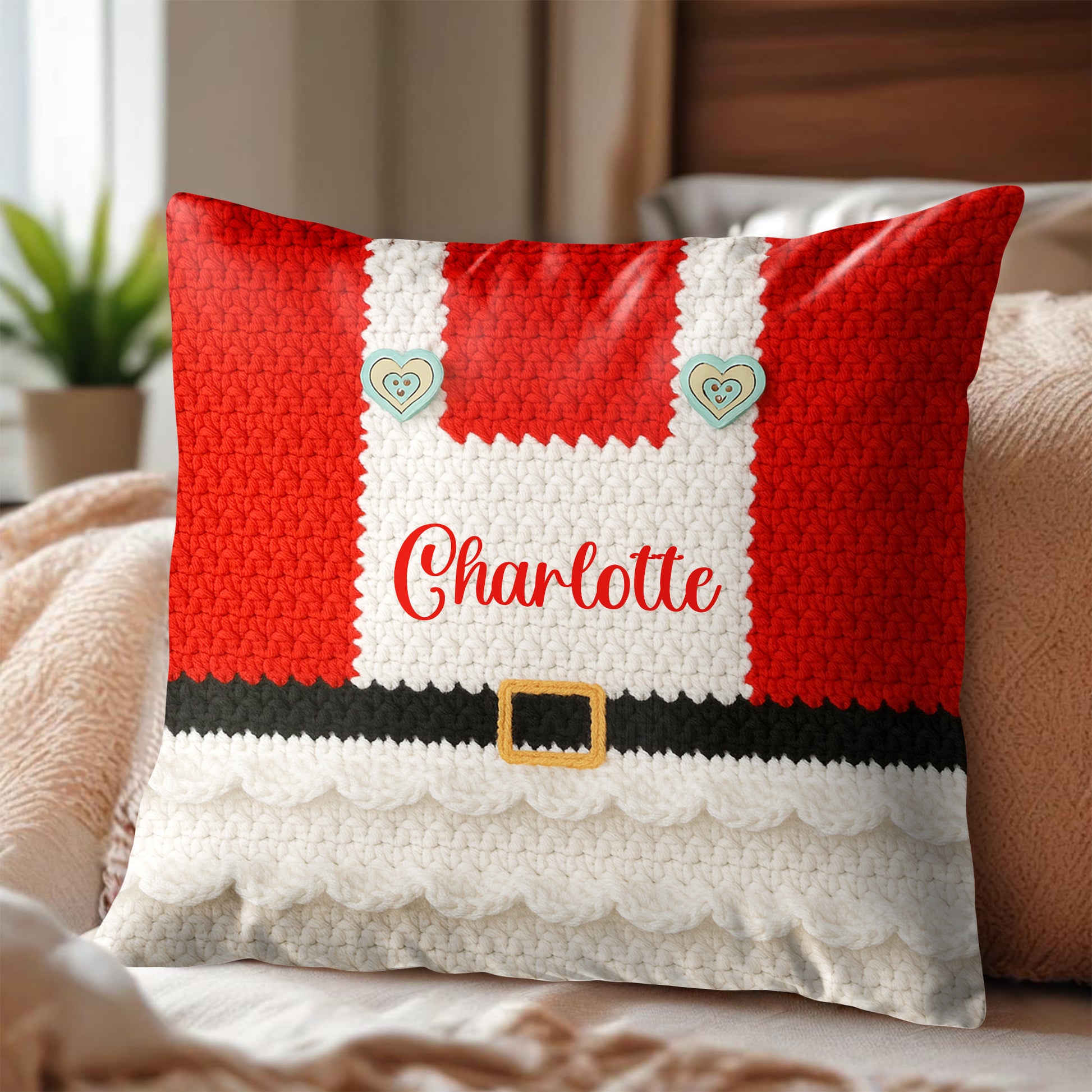 Cozy Santa Suit Design Festive Holiday Decor