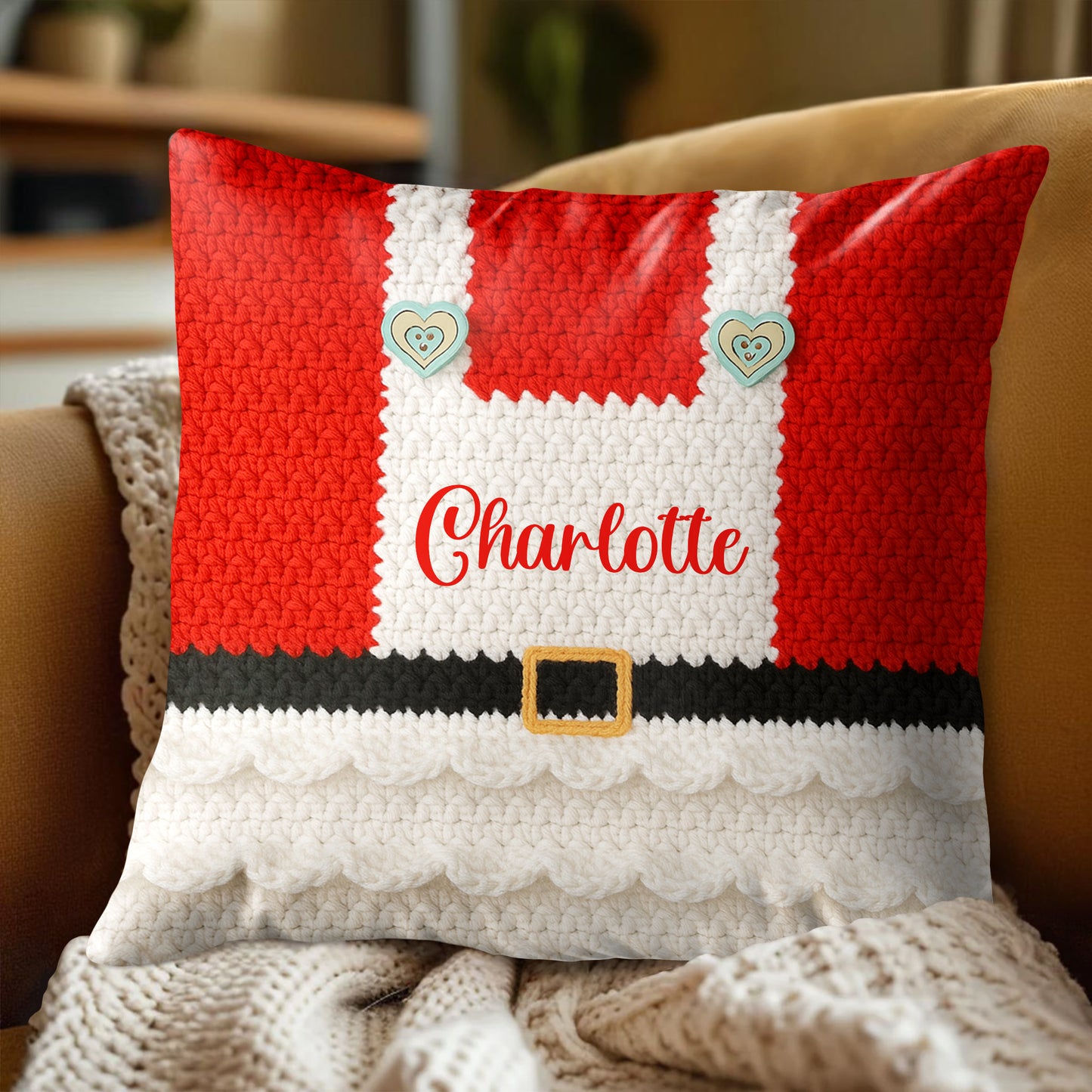 Cozy Santa Suit Design Festive Holiday Decor