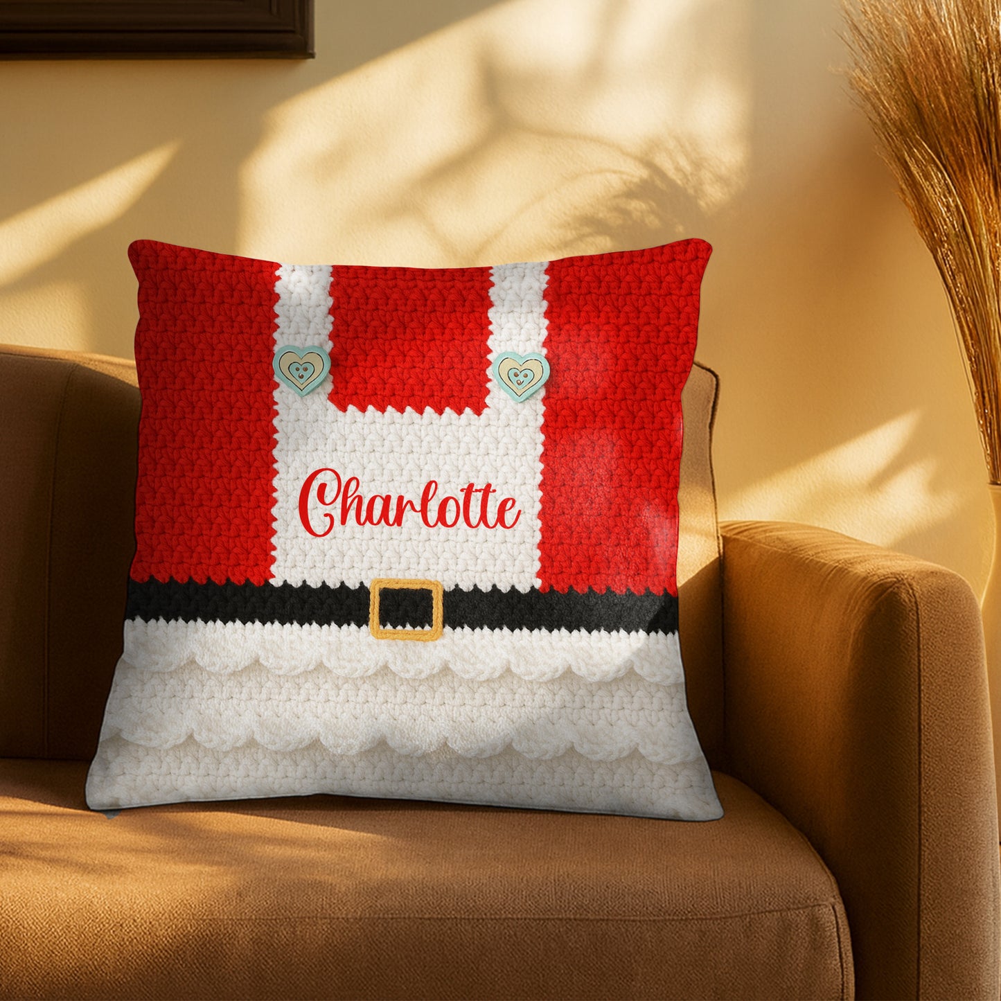 Cozy Santa Suit Design Festive Holiday Decor