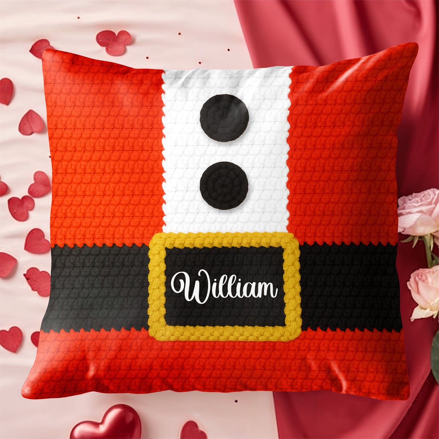 Create A Festive Atmosphere With This Customizable Snowman Pillow