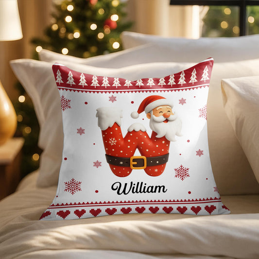 Charming Santa Claus Holiday Festive Pillow