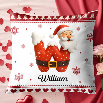 Charming Santa Claus Holiday Festive Pillow