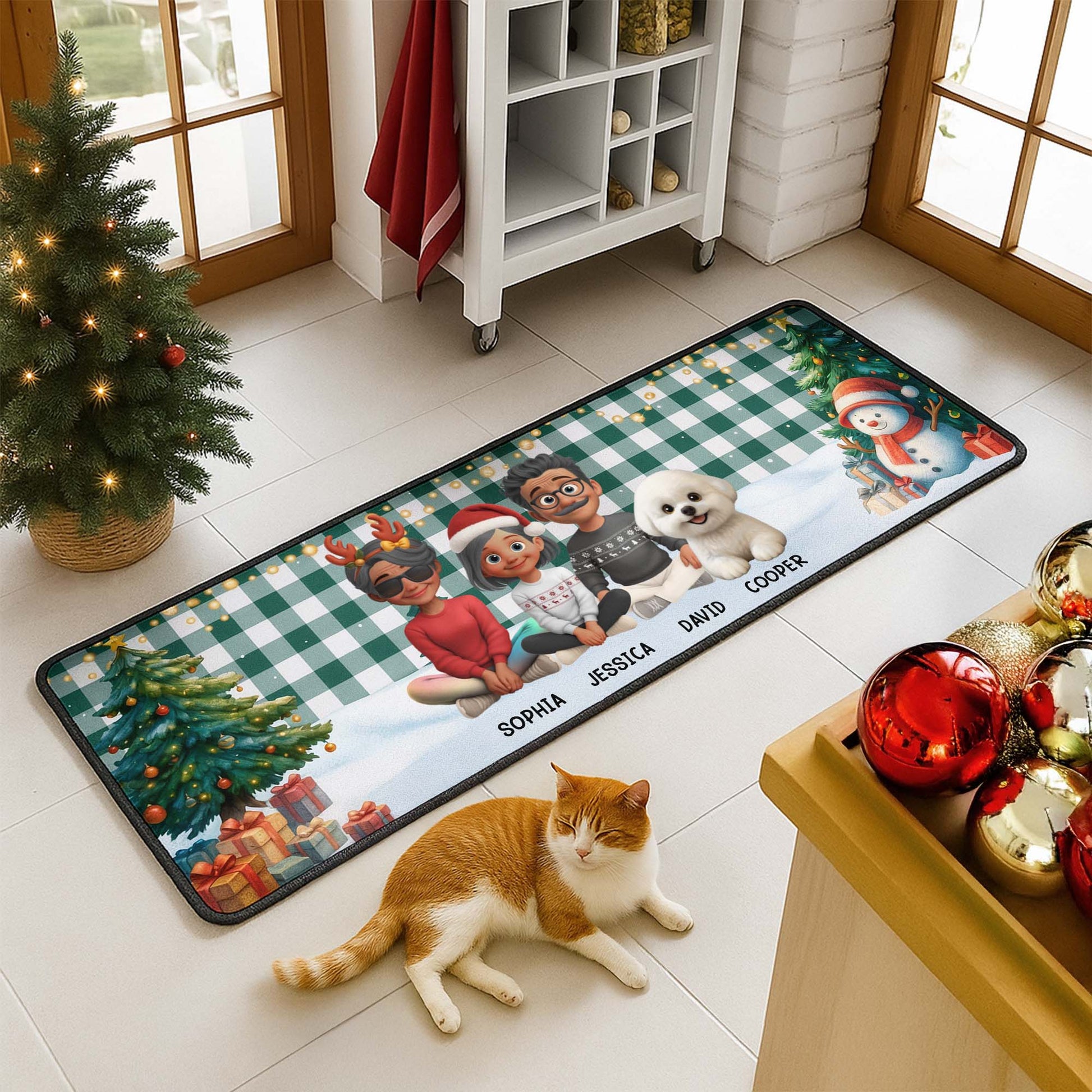 Capture Holiday Memories, Christmas Presents Snowman And Tree