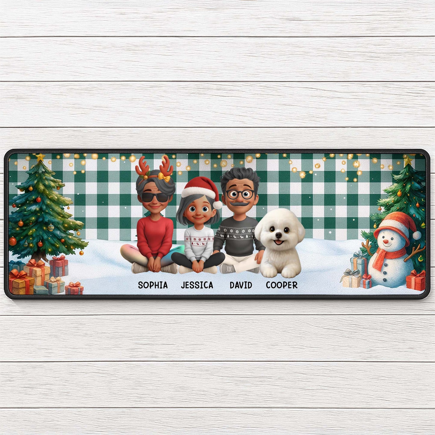 Capture Holiday Memories, Christmas Presents Snowman And Tree