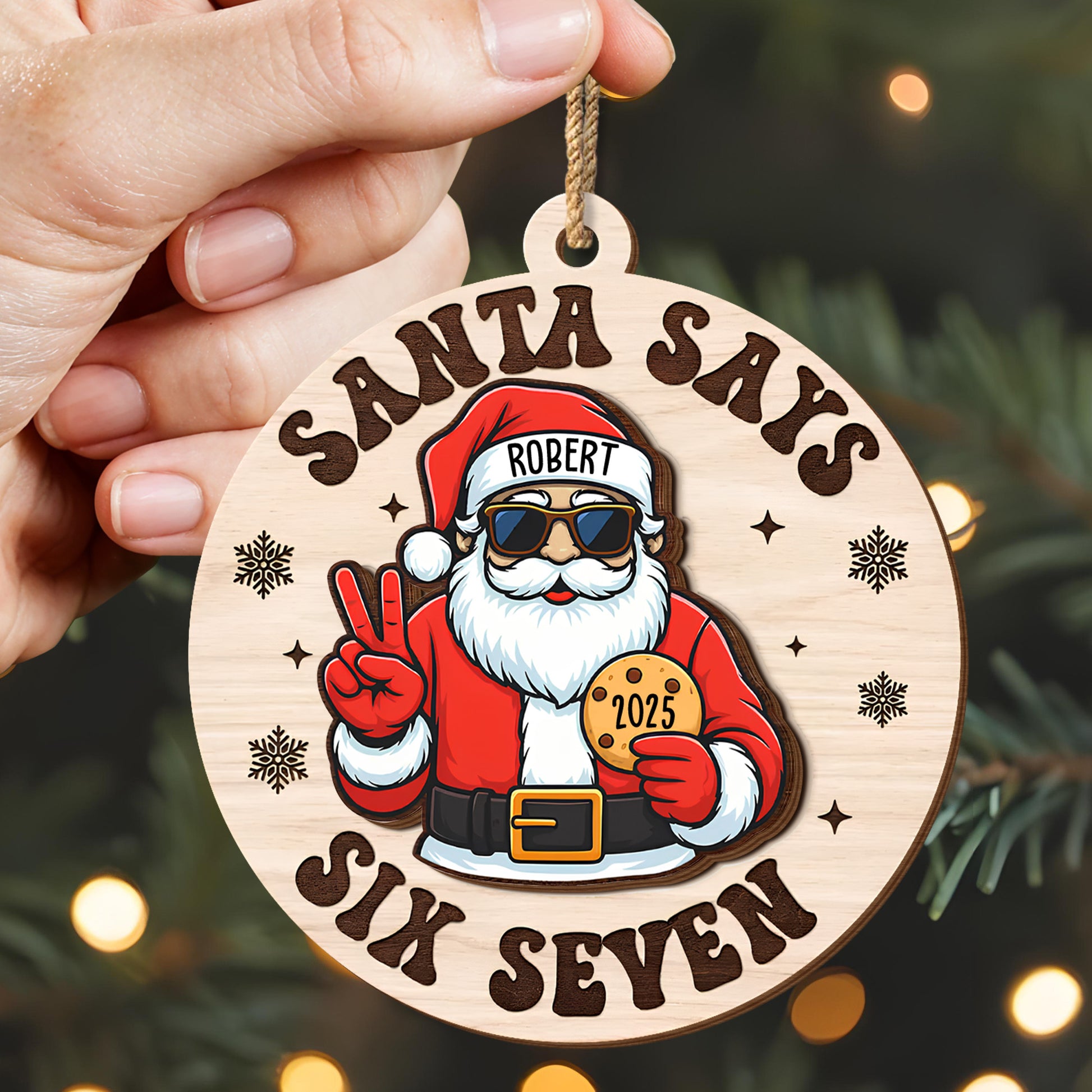 Santa Says Six Seven For Holiday Cheer