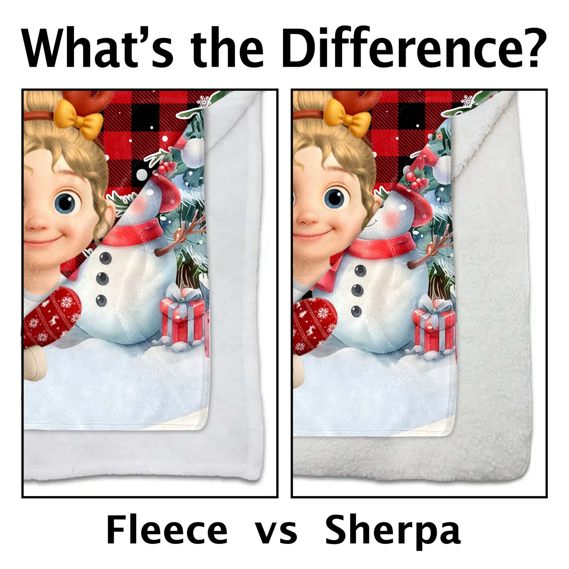 Christmas Movie Watching Blanket With Festive Characters