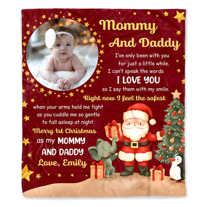 Merry 1st Christmas As My Mommy And Daddy I Love You