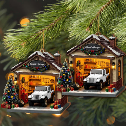 Capture The Spirit Of The Holidays With A Custom Garage Scene