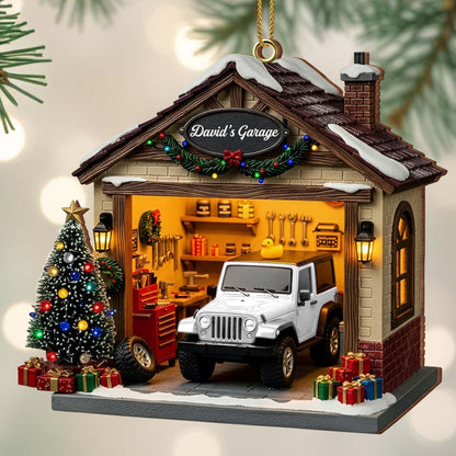 Capture The Spirit Of The Holidays With A Custom Garage Scene