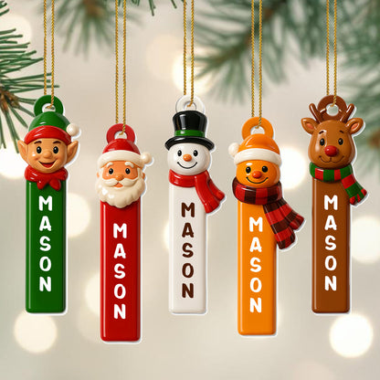 Celebrate The Festive Season With Elf, Santa, Snowman, And Reindeer