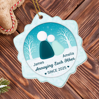 Annoying Each Other, Winter Trees and Snow Design