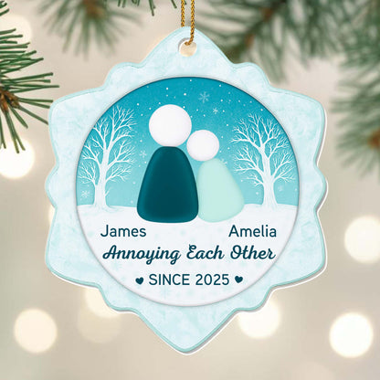 Annoying Each Other, Winter Trees and Snow Design