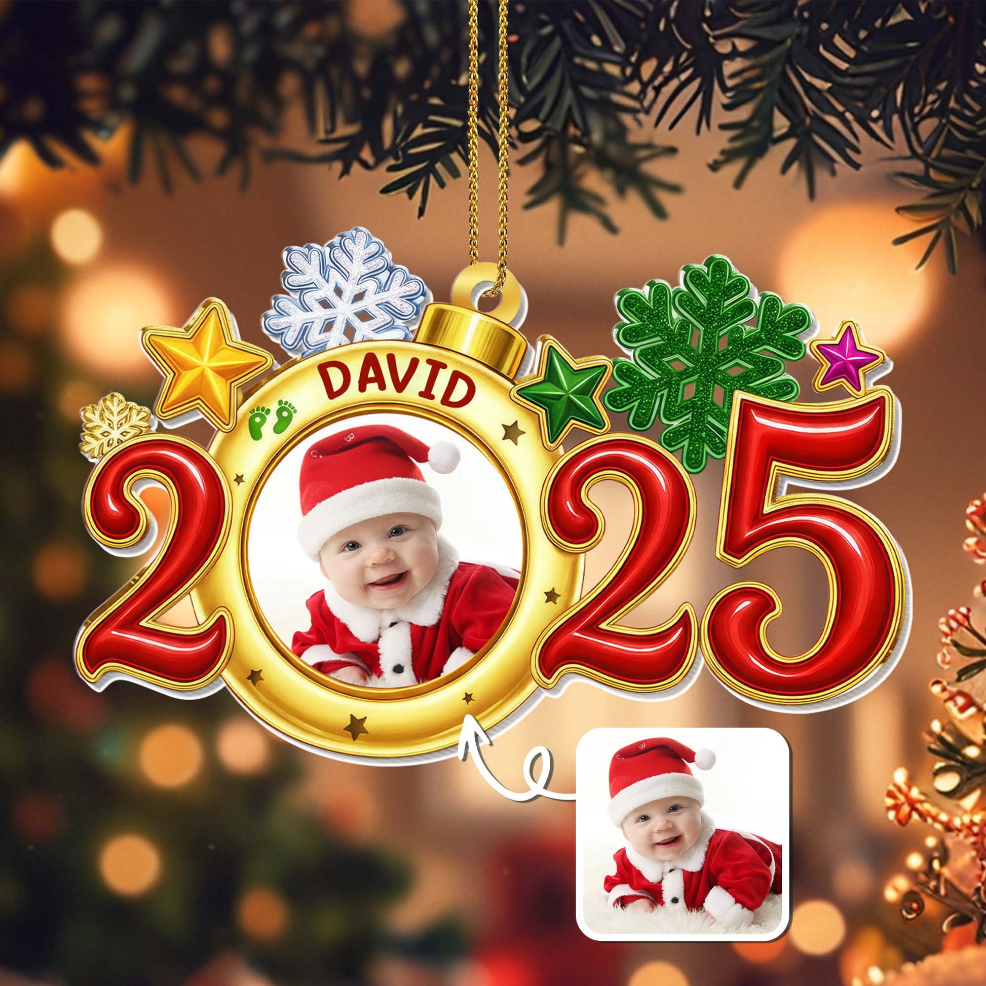 Sweet Santa Baby Cherishing Christmas