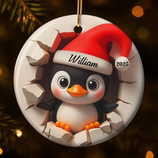 Hatch A Perfect Holiday Season With Cute Penguin And Santa Hat